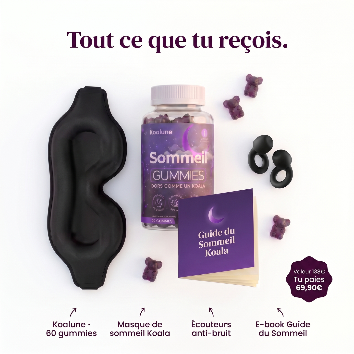 Koalune · Gummies Sommeil Sans Mélatonine